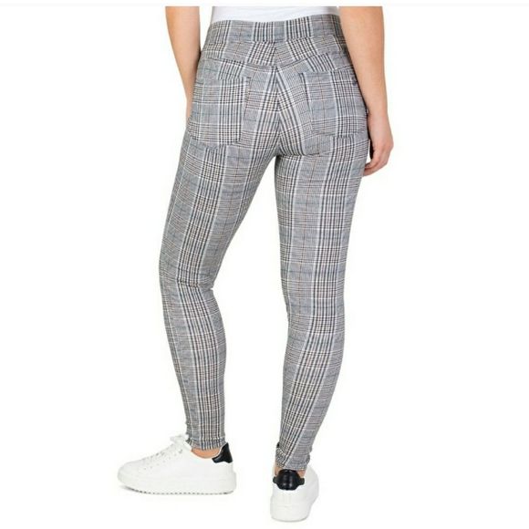 SEVEN7 Pants Leggings Black White Houndstooth Plaid - Picture 4 of 15